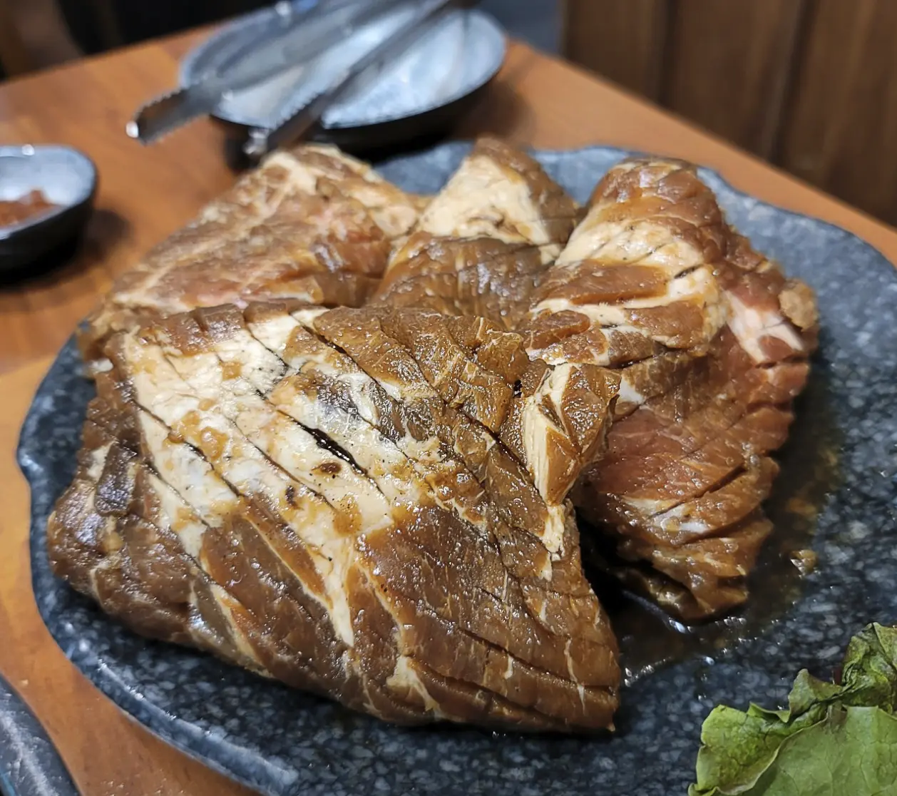 송도에서 돼지갈비